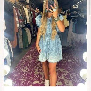 Denim dress NWT size large